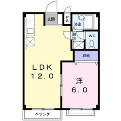 エルディム青木の物件間取画像